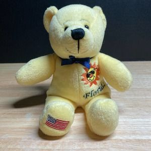 Florida Souvenir Yellow Bear by SYMBOLZ. Pre-Owned